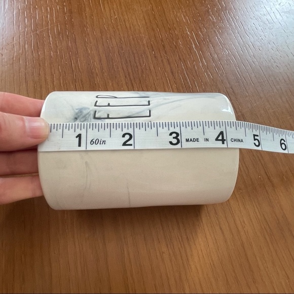 NEW RAE DUNN MARBLE BATHROOM SET KEEP THINGS - Picture 7 of 9